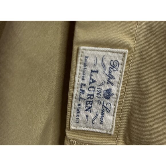 Ralph Lauren Womens Khaki Cotton Belted Shirt Dress - Picture 6 of 9